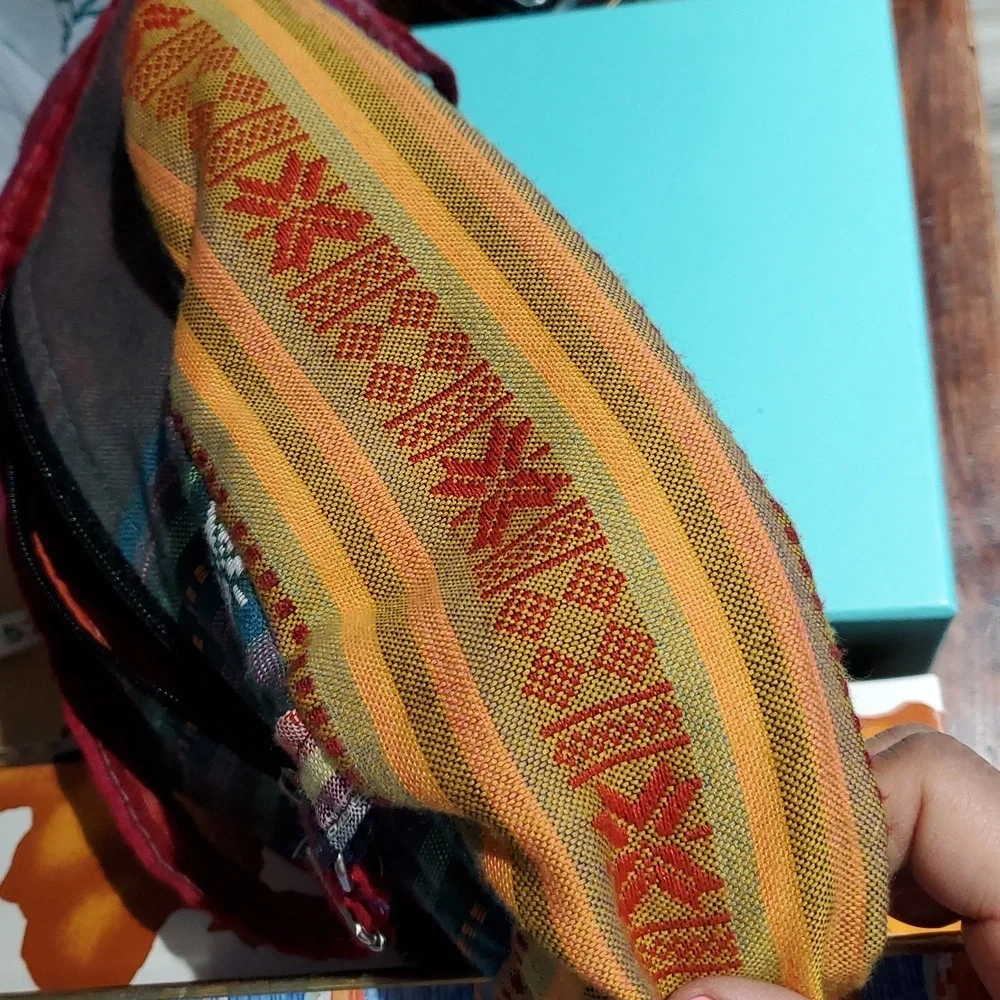 Colorful Bunny Rabbit Backpack Artisan Handmade Sustainable Mission Rafi Nova